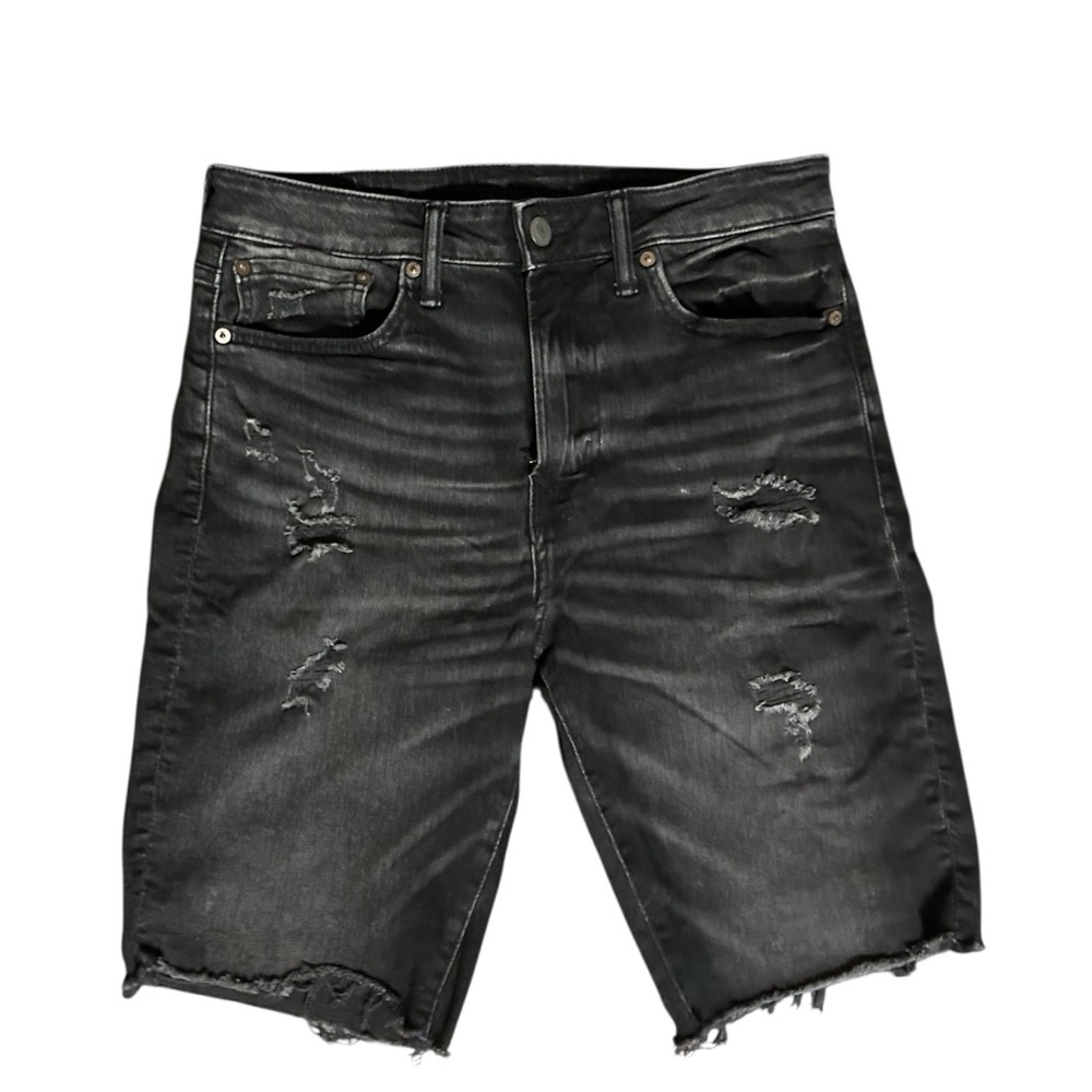 American Eagle Black Distressed Denim Shorts Men’s Size 31